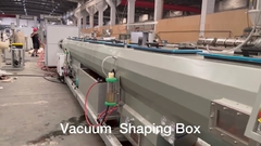 PE irregular pipe making machine