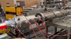 High ploymer PE pipe making machine