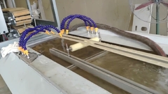 double out wpc profile making machine