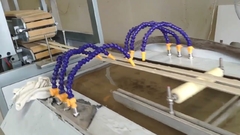 double out wpc profile making machine